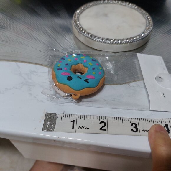 Cute Mini DONUT Keychain Bag Charm Keyring Charm - Picture 5 of 5
